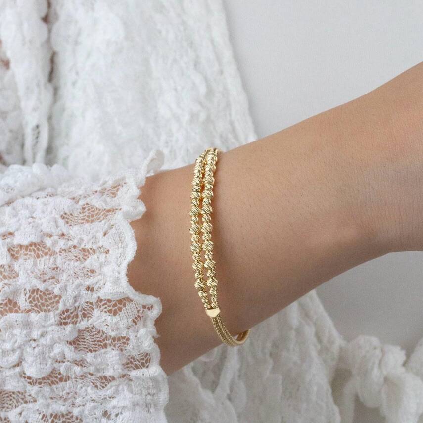 2 Sıralı Toplu Dorikalı Bileklik - 1