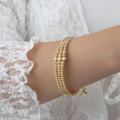 3 Şerit Dorikalı Bileklik - 