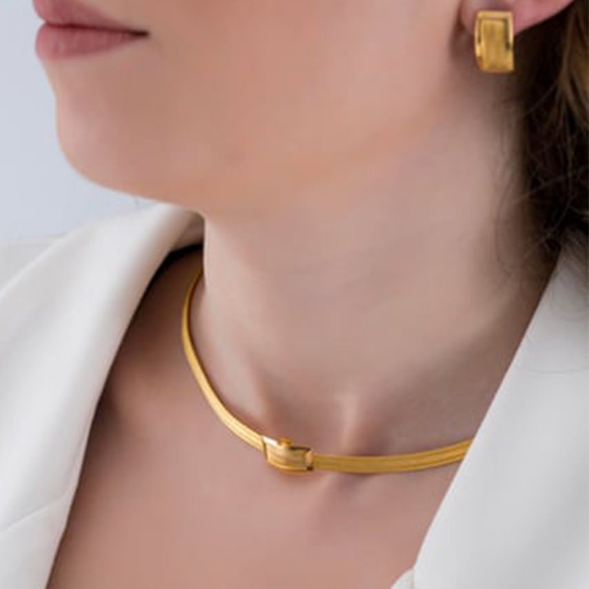 3 Sıralı Trabzon Hasır Kolye - 1