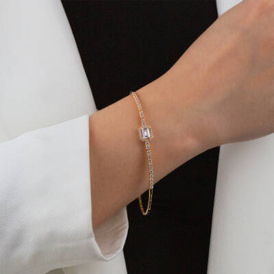 4 Bagetli Taşlı Set - 3