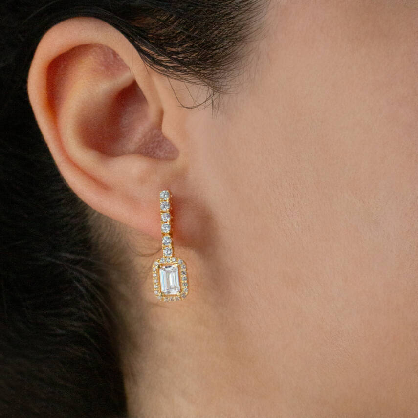 4 Bagetli Taşlı Set - 4