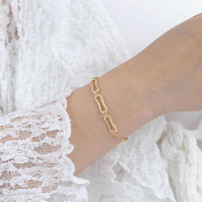 Asimetrik Ataç Zincir Bileklik - 1