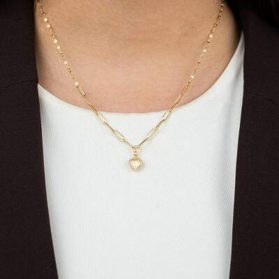 Ataç Zincirli Deniz Kabuğu Kolye - 