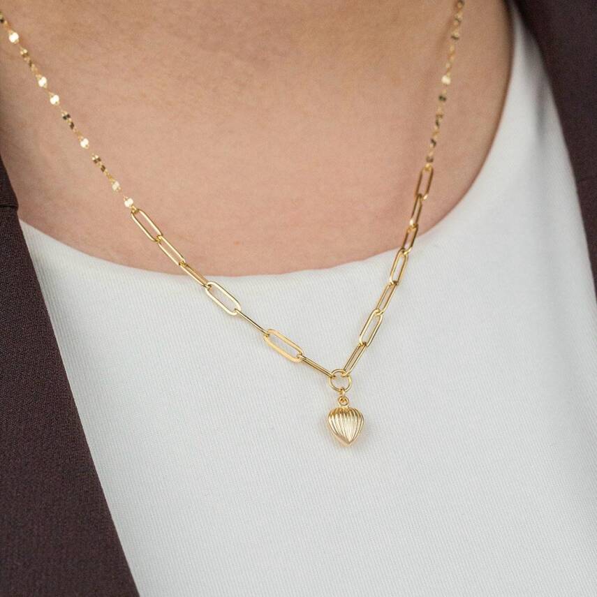 Ataç Zincirli Deniz Kabuğu Kolye - 2