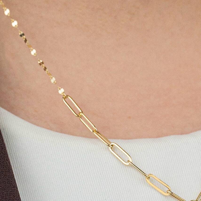 Ataç Zincirli Deniz Kabuğu Kolye - 3