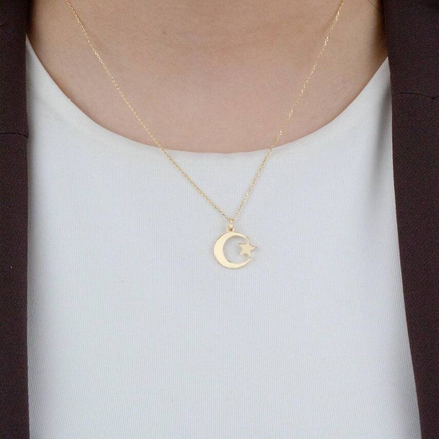 Ay Yıldızlı Kolye - 1