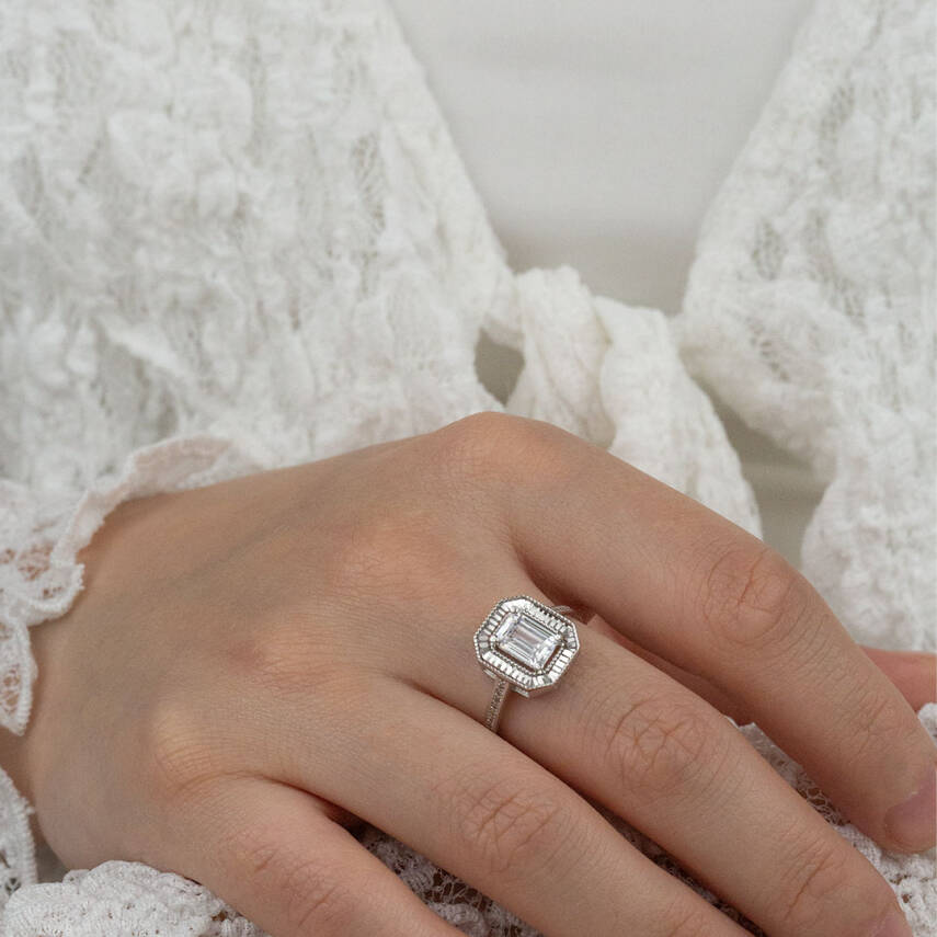 Baget Taşlı Yüzük - 2