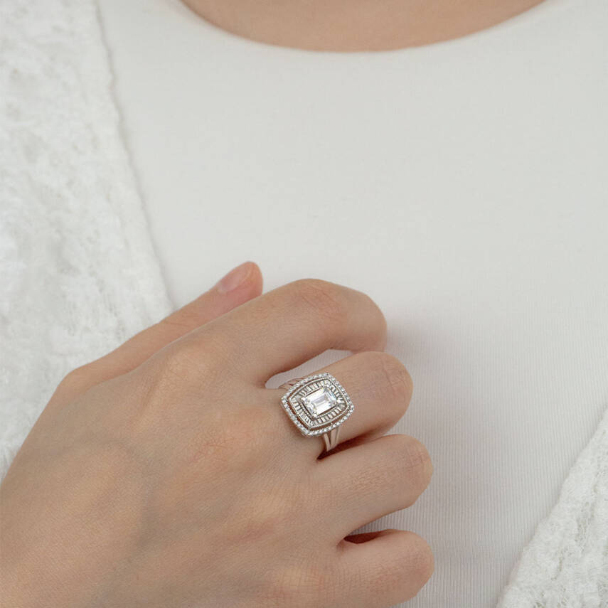 Baget Taşlı Yüzük - 1