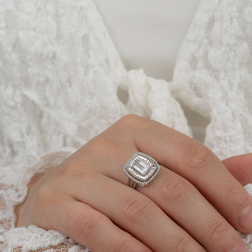 Baget Taşlı Yüzük - 2