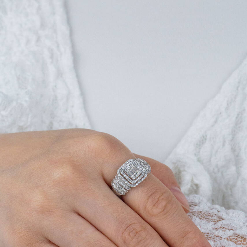 Baget Taşlı Yüzük - 1