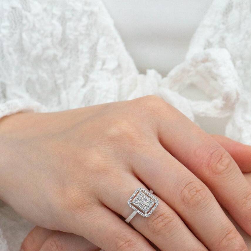 Baget Taşlı Yüzük - 2