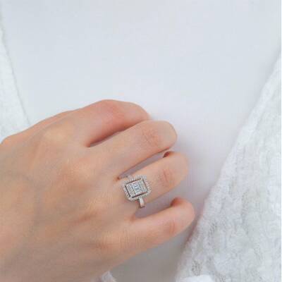 Baget Taşlı Yüzük - 