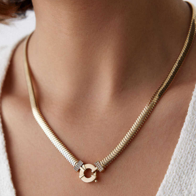 Balık Sırtı Kolye - 