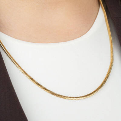 Balıksırtı Zincir Kolye - 2