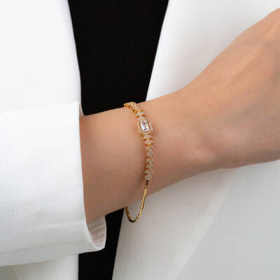 Başaklı Baget Taşlı Set - 3