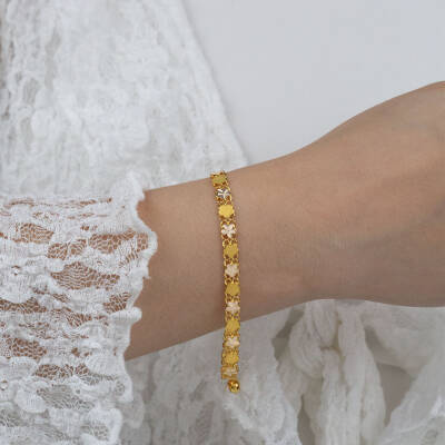 Çicek Desenli Bileklik - 2