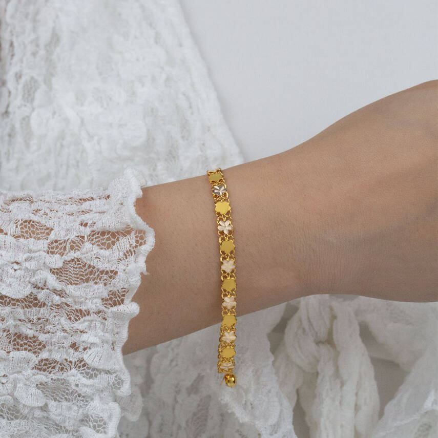 Çicek Desenli Bileklik - 2