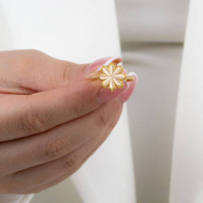 Çicekli Ajda Yüzük - 3