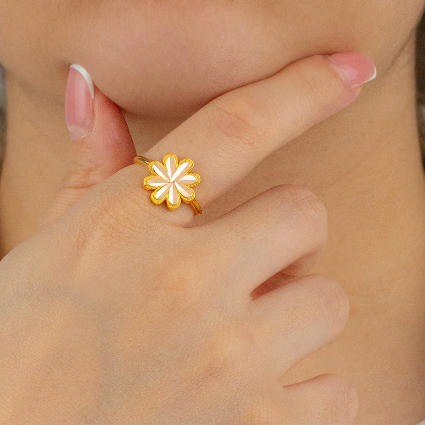 Çicekli Ajda Yüzük - 1