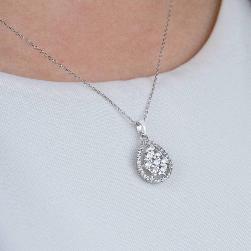 Damla Taşlı Kolye - 2