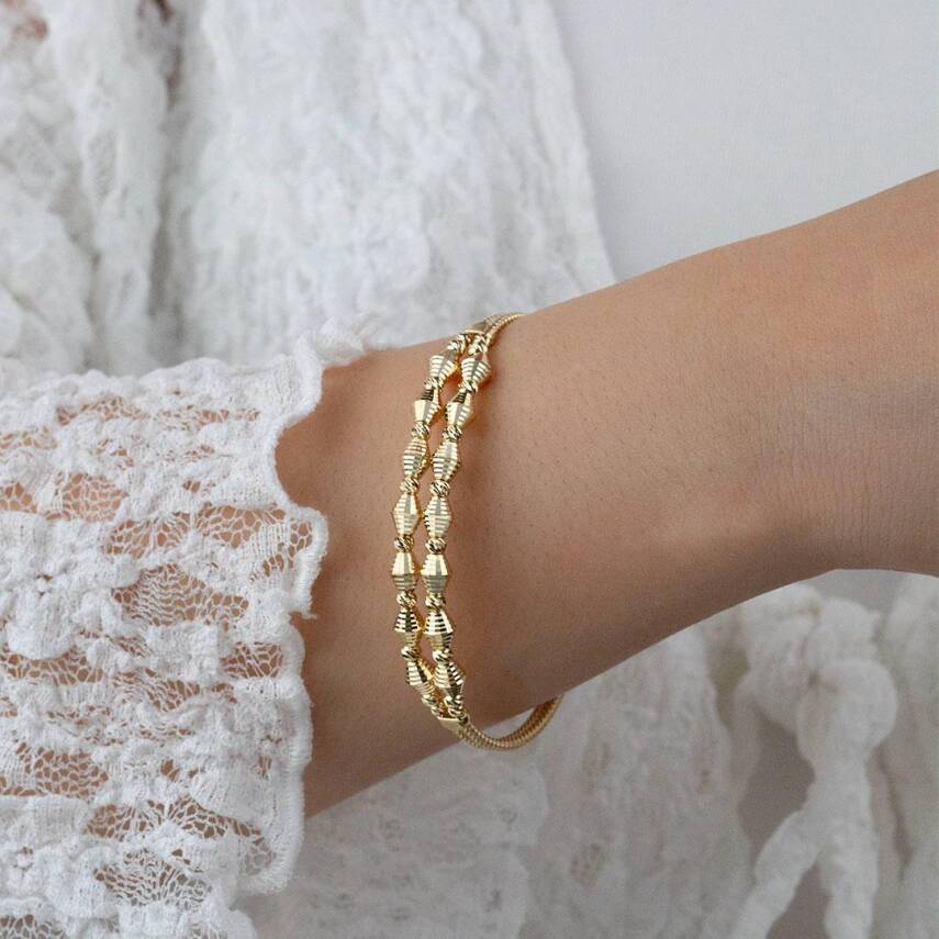 Dorika Taşlı Bileklik - 1