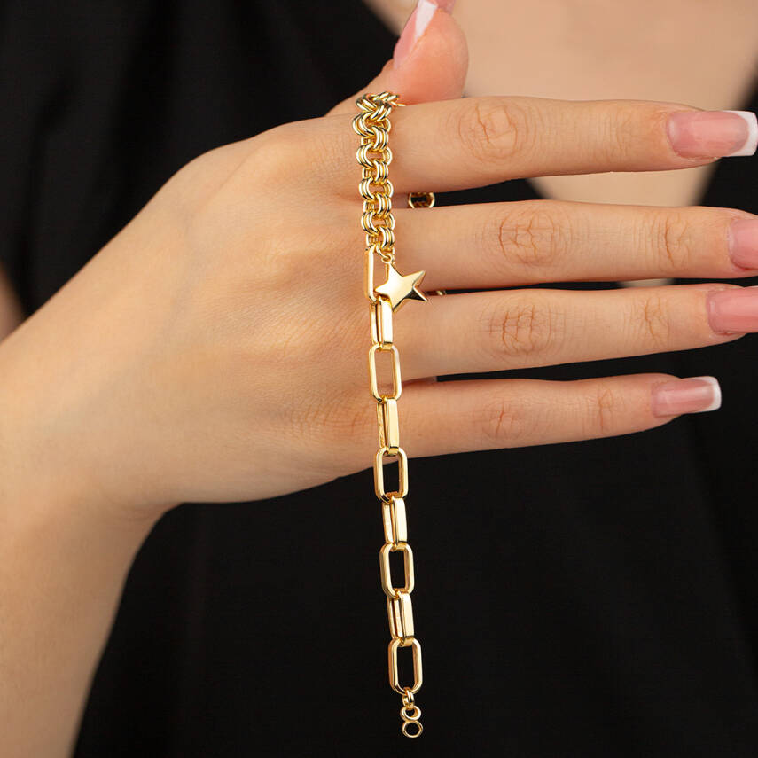 Halkalı Yıldız Bileklik - 2