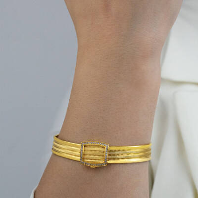 Hasır Taşlı Kelepçe - 2