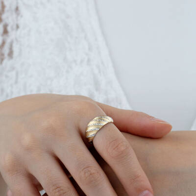 İki Renk Taşsız Yüzük - 2