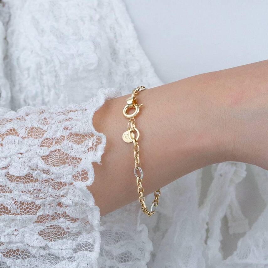 İki Renkli Yuvarlak Bileklik - 2