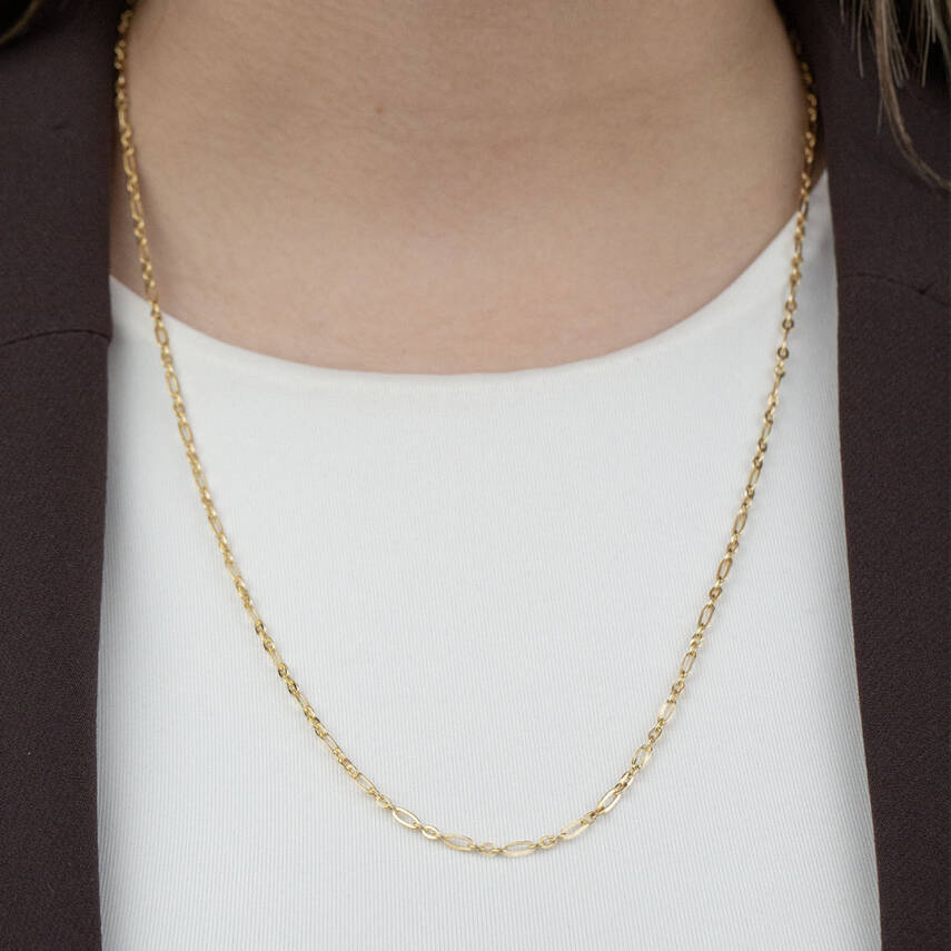 İnce Ataç Zincir Kolye - 1