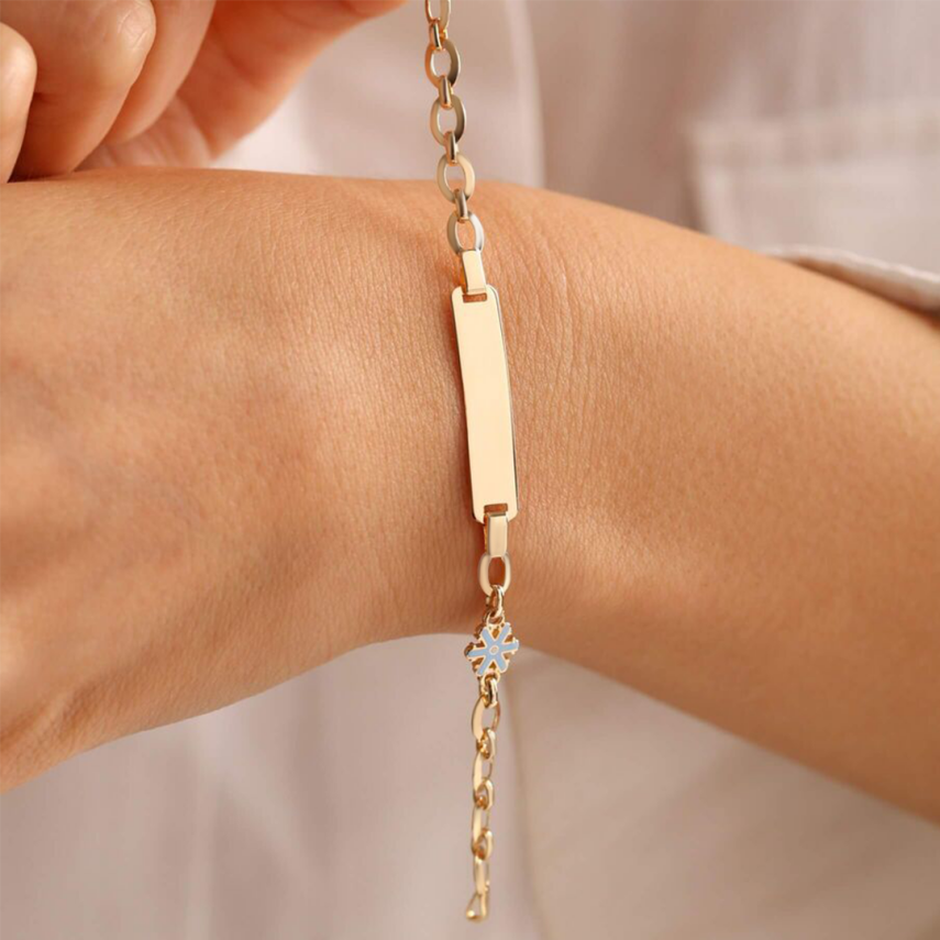 Kar Tanesi Çocuk Bileklik - 1