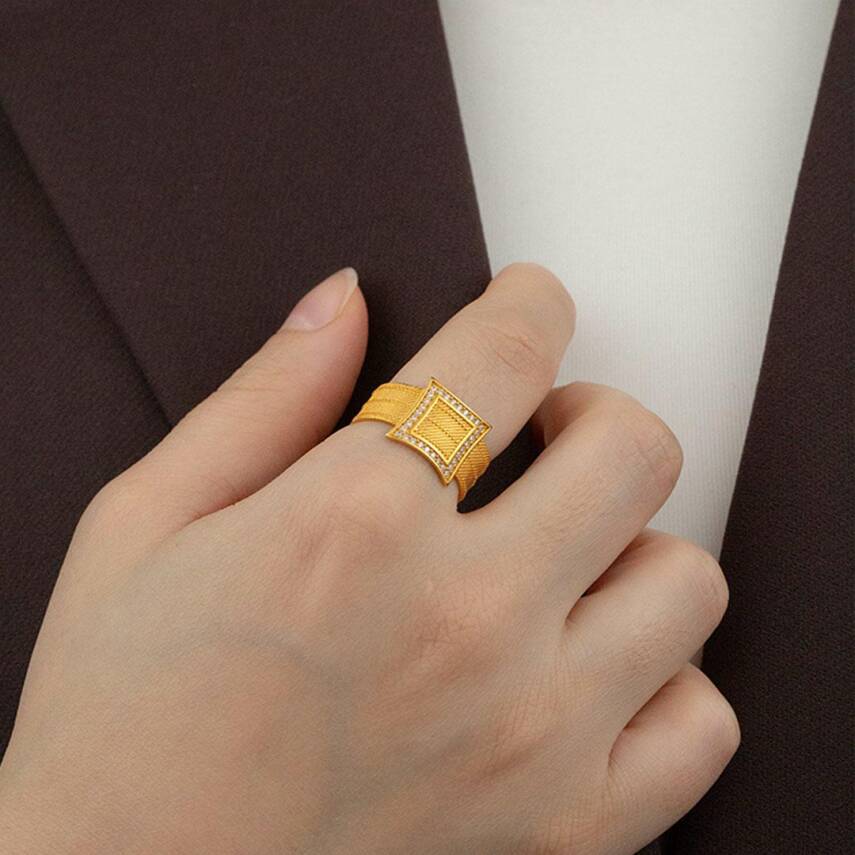 Kare Hasır Yüzük - 1