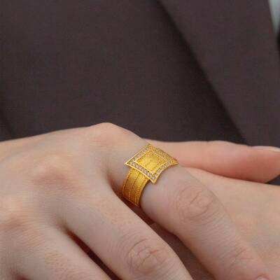 Kare Hasır Yüzük - 2