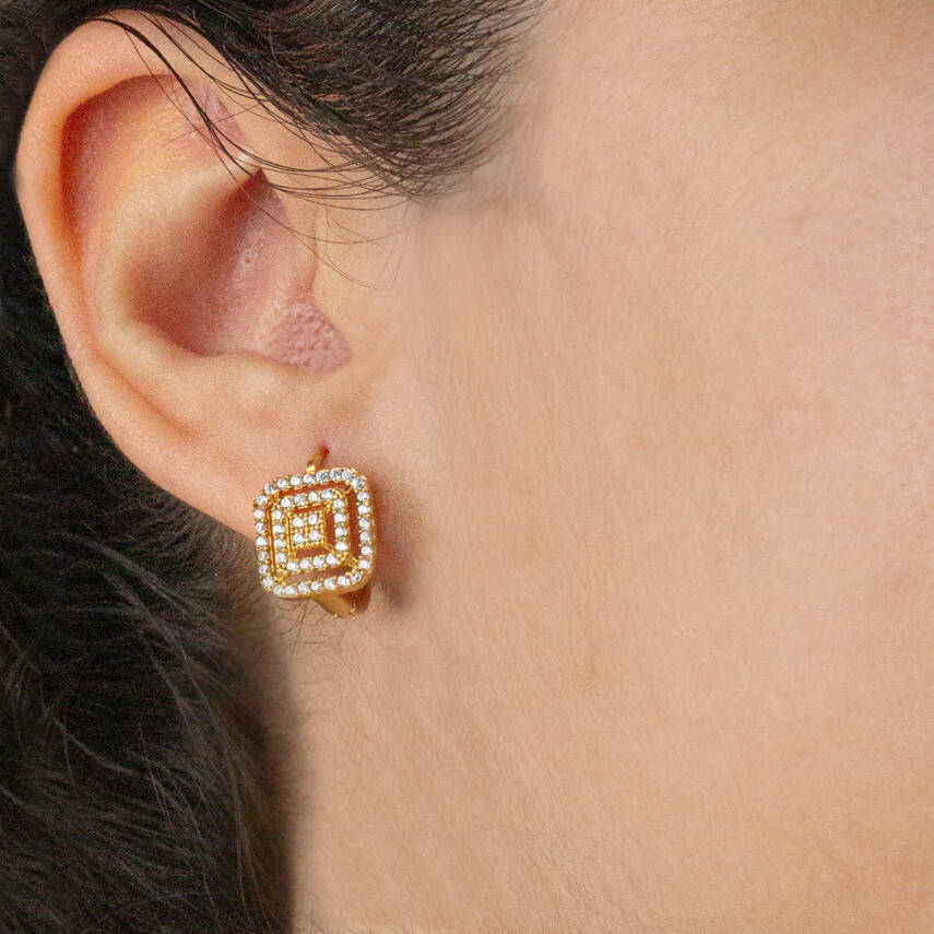 Kare Taşlı Set - 4