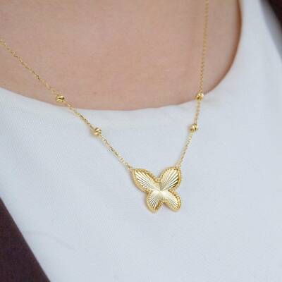 Kelebekli Dorika Kolye - 3