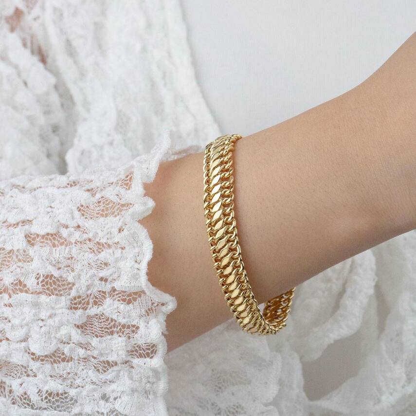 Örme Zincirli Bileklik - 1