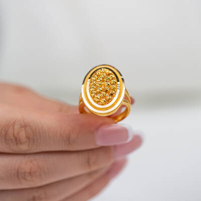 Oval Dorika Ajda Yüzük - 4