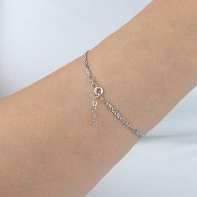 Oval Taşlı Su Yolu Bileklik - 2