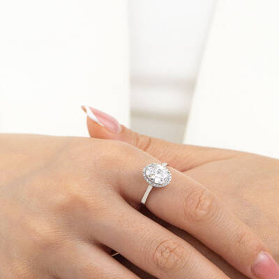 Oval Taşlı Yüzük ( Büyük) - 3