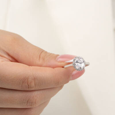 Oval Taşlı Yüzük ( Büyük) - 4