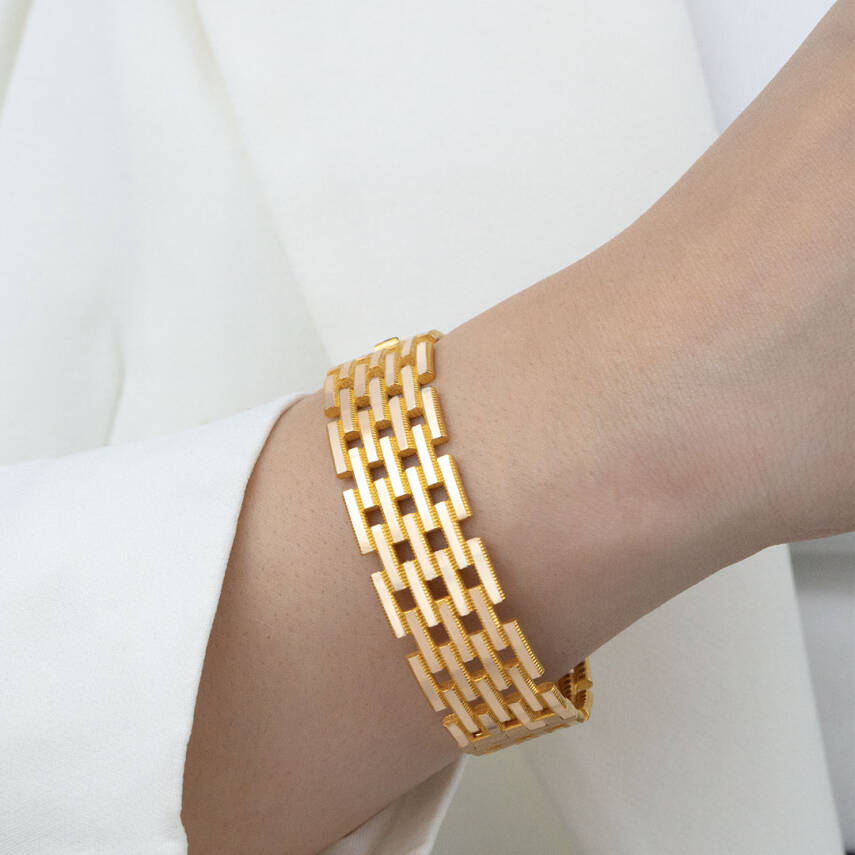 Şeritli Ajda Kelepçe ( Kalın ) - 1