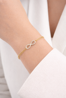 Sonsuzluk Taşlı Bileklik - 