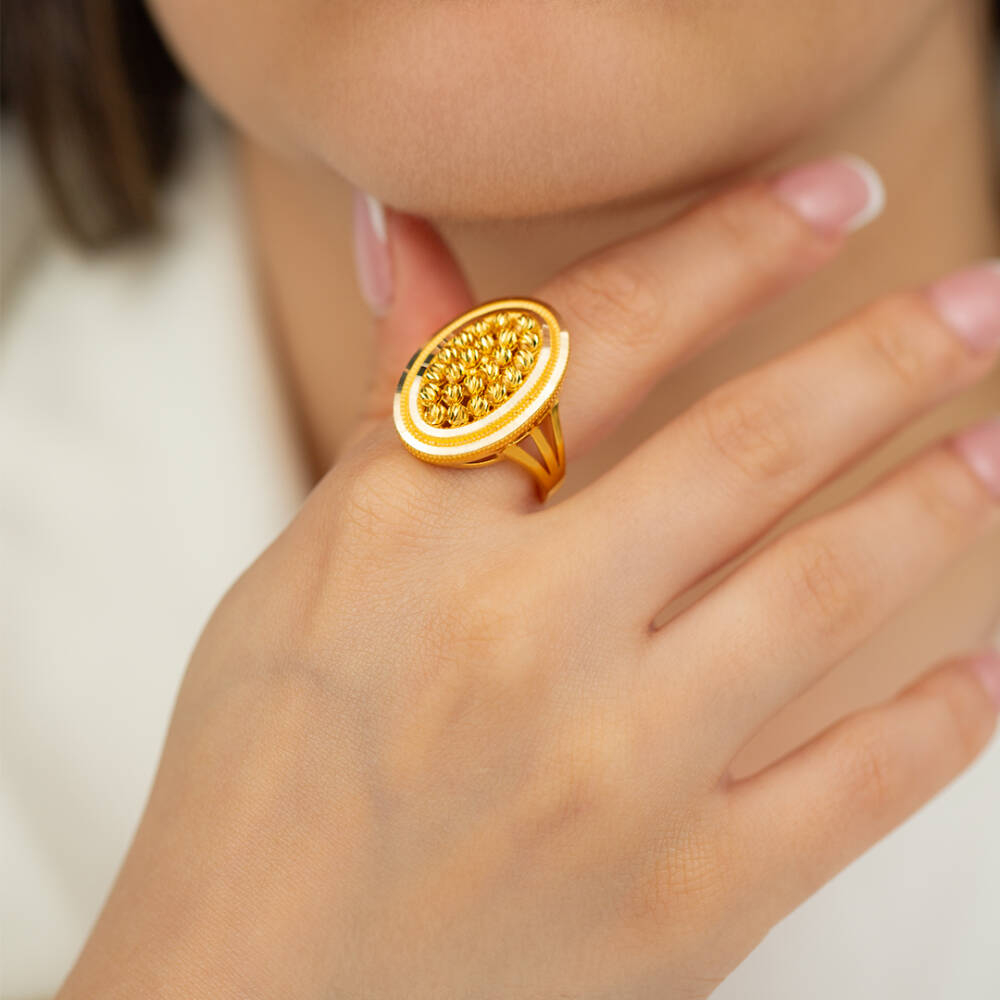 Oval Dorika Ajda Yüzük
