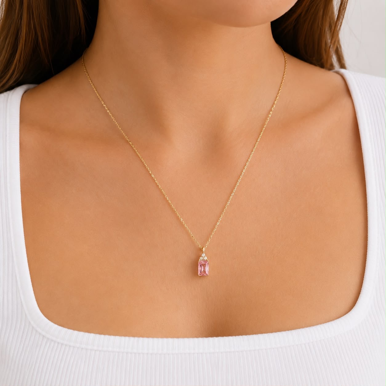 Baget Pink Kolye