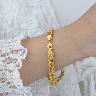 Taşlı Çeyrek Boy Bileklik - 2