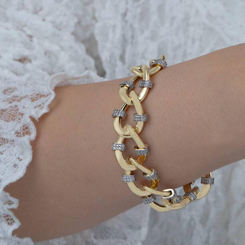 Taşlı Hallow Bileklik - 1