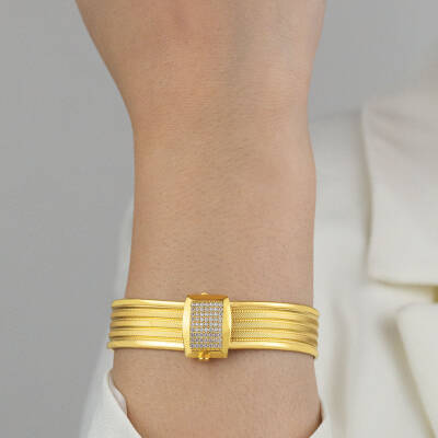 Taşlı Hasır Kelepçe - 2