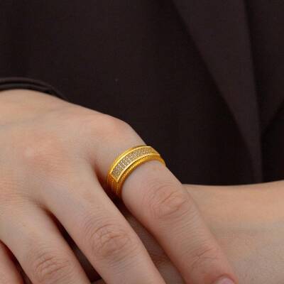 Taşlı Hasır Yüzük - 2