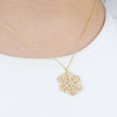 Taşlı Kartanesi Kolye - 3