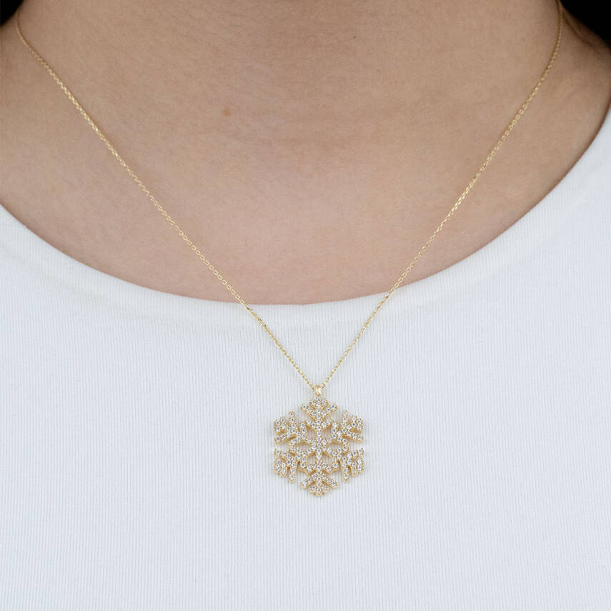 Taşlı Kartanesi Kolye - 1